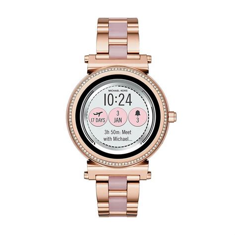 michael kors smartwatch sofie rose gold mkt5041|Michael Kors Access Women's Sofie Touchscreen Smartwatch, .